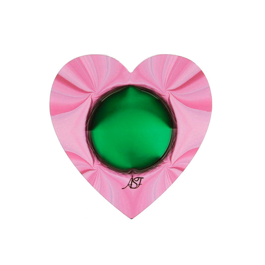 Jade - Heart Drink Coasters