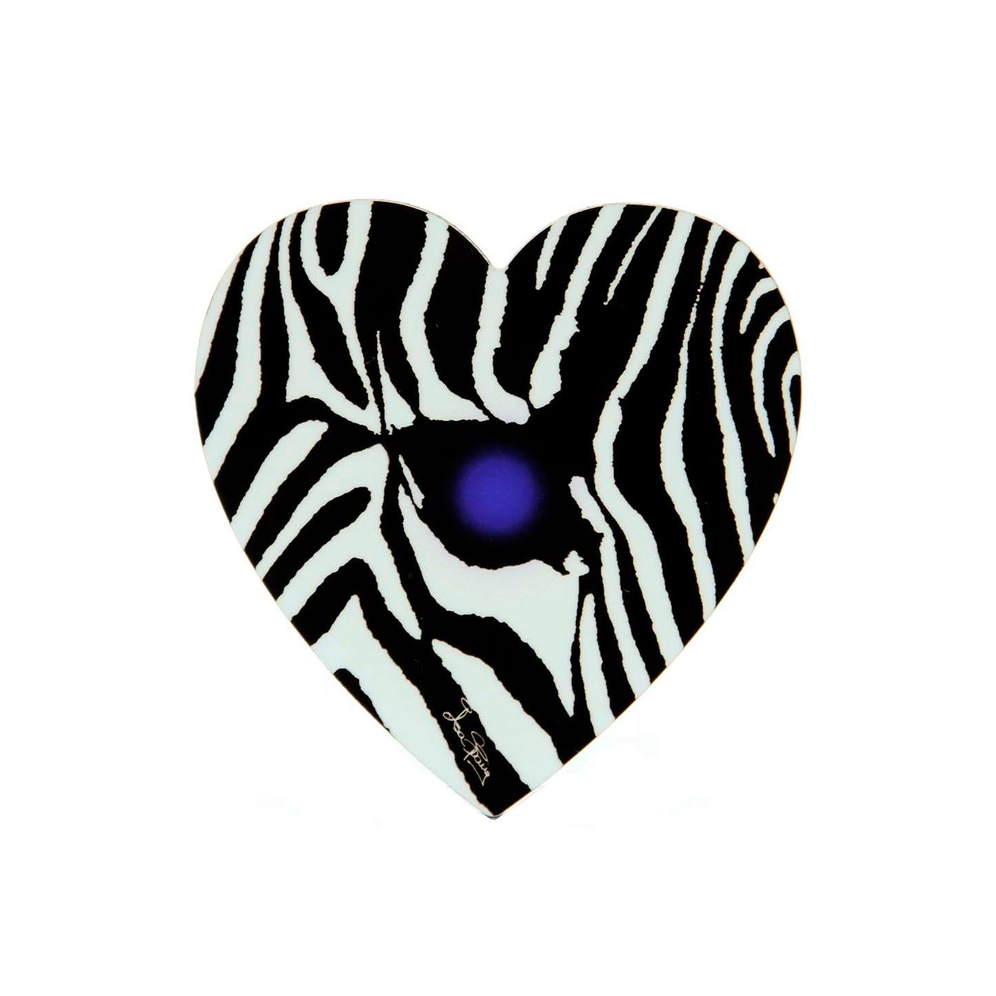 Zebra Blue Eye - Drink Coasters